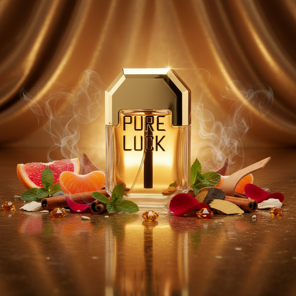 EDT 100 ml "Linn Young - Pure Luck" – fás-fűszeres illat
