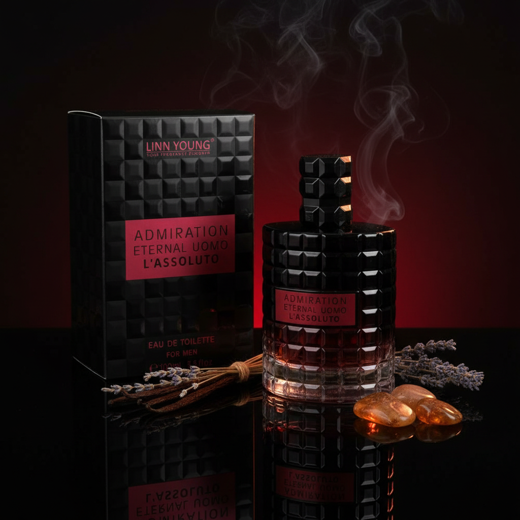 EDT 100 ml "Linn Young - Admiration Eternal Uomo Intenso" – orientális-vanília illat