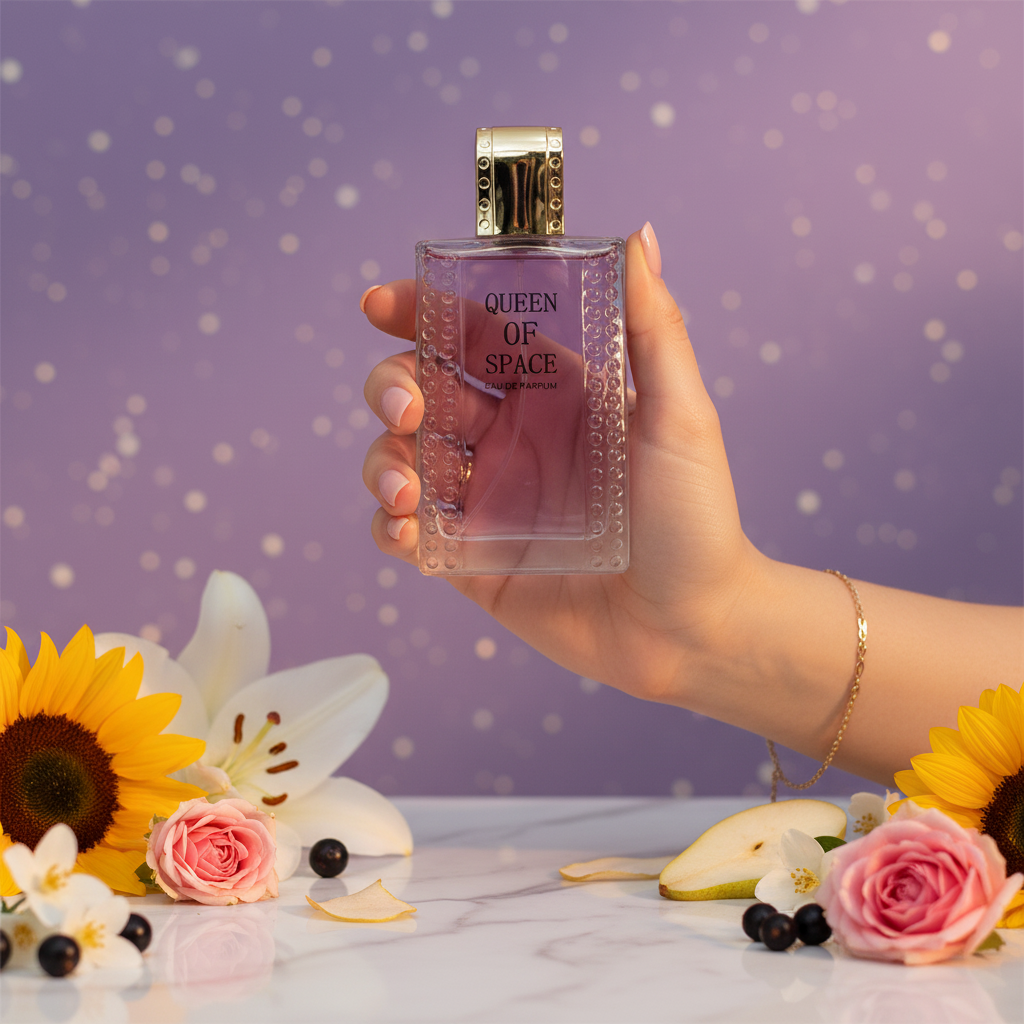 EDP 100ml "Queen of Space" – gyümölcsös-virágos illat