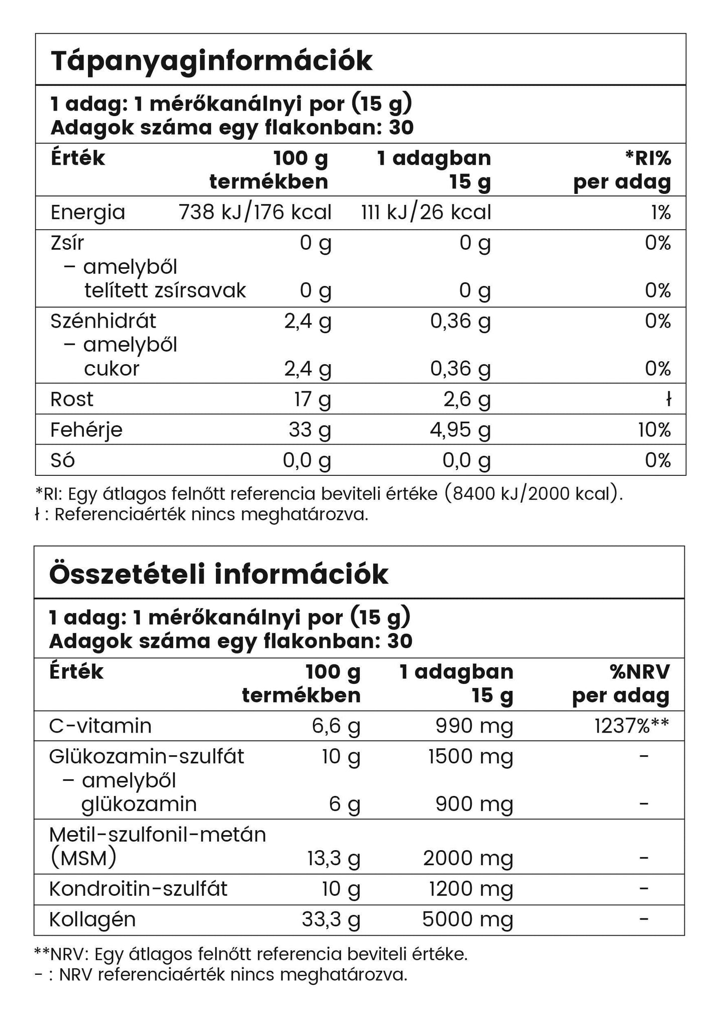 Prémium Kollagén - az ízületek egészséges működéséért