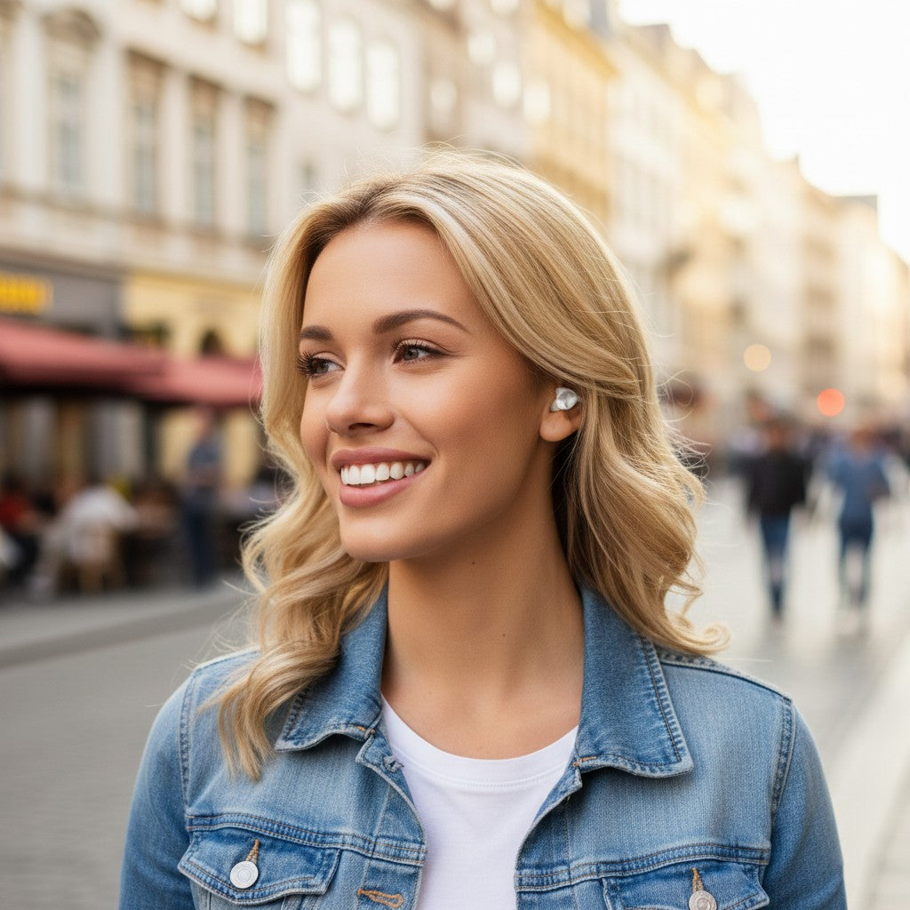 Starlyf Clip-On Earbuds vezeték nélküli fülhallgató fordító és hangerősítő funkcióval