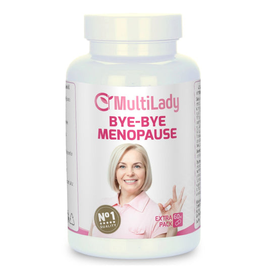MultiLady "Viszlát Menopauza" hormonmentes gyógynövény kapszula a könnyed változókorért, 60 kapaszula