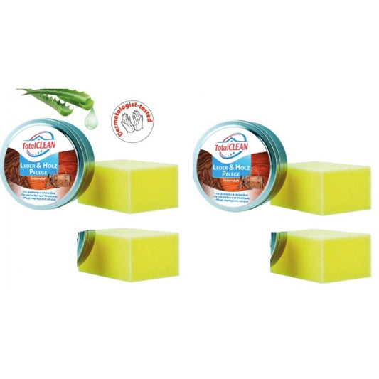 TotalClean 2 x Bőr és Bútorápoló 250 ml