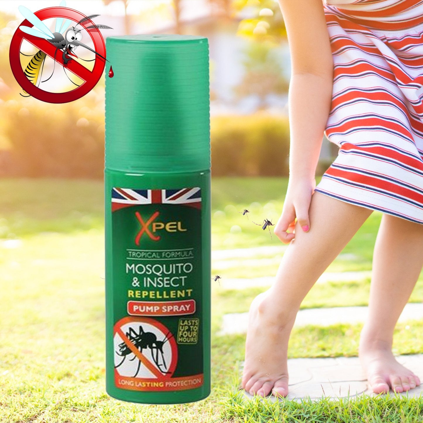 Ultrahosszan tartó Szúnyog- és Rovarriasztó Spray Felnőtteknek - 70 ml