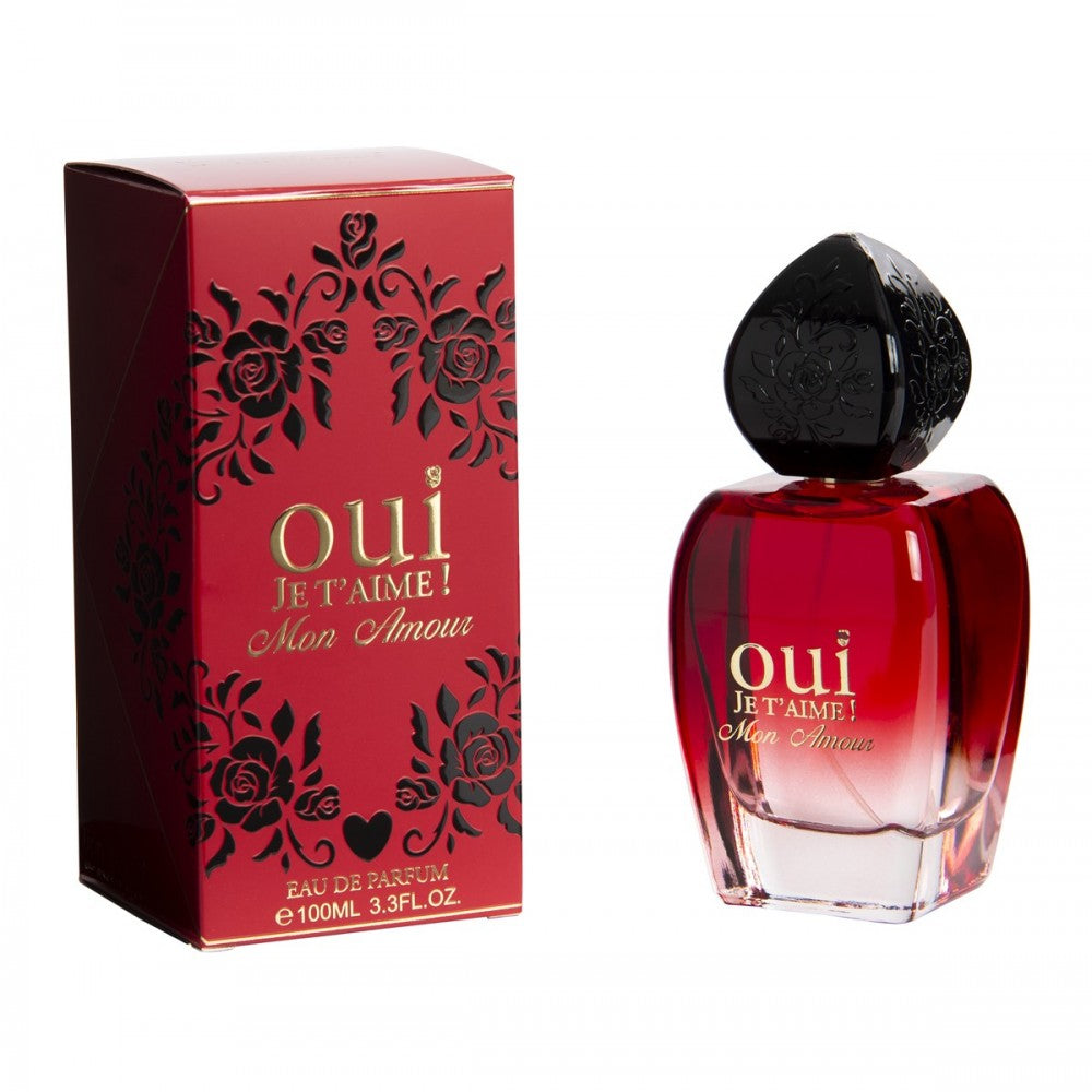 100 ml Eau de Perfume OUI JE T’AIME MON AMOUR Virágos Gyümölcsös Illat Nőknek