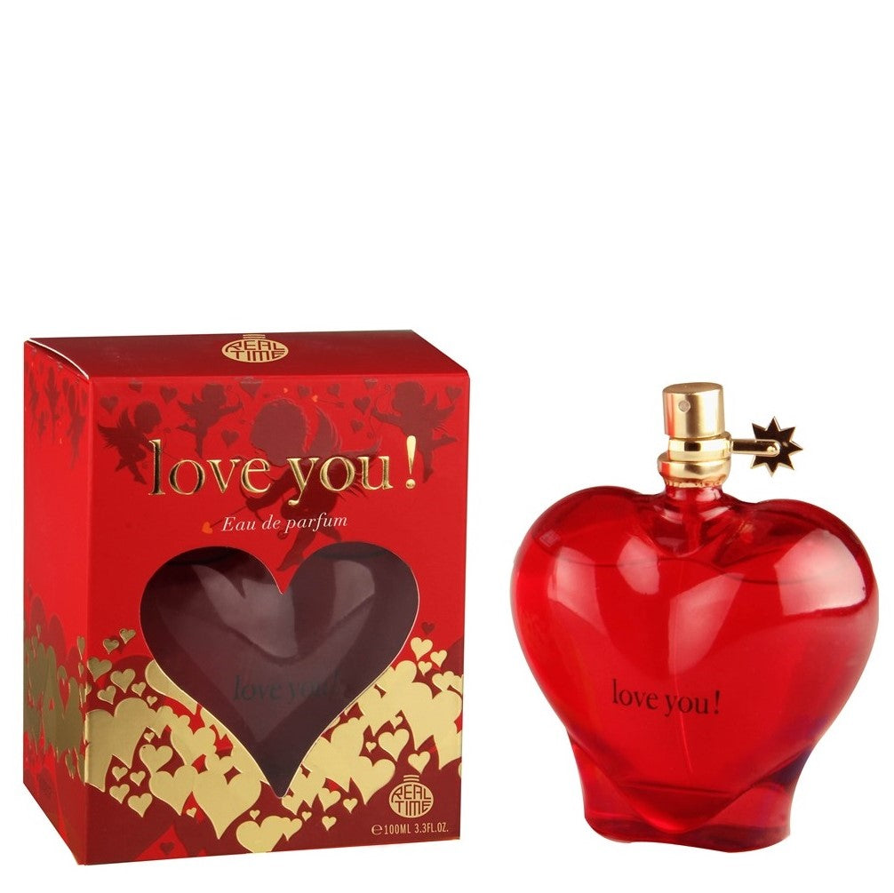 100 ml Eau de Perfume "LOVE YOU RED" Gyümölcsös Pézsmás Virág Illat Nőknek