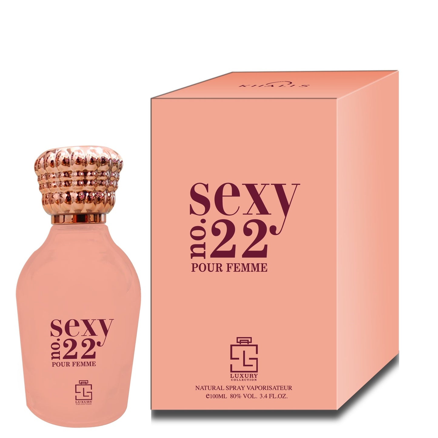 100 ml Eau de Parfum SEXY Édes Fás Pézsma Illat Nőknek